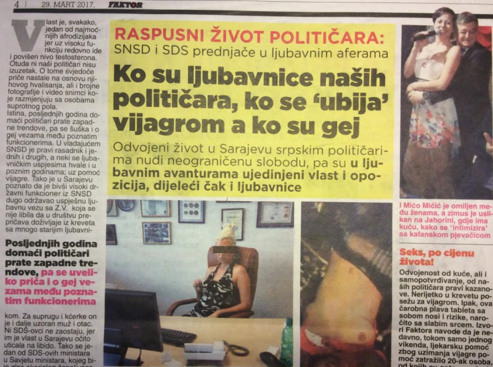 Leutar.net Raspusni život političara