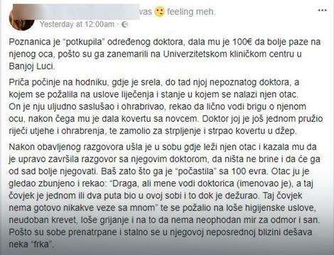 Leutar.net Tražila ljekaru da joj vrati 100 evra, greškom joj dao drugu kovertu