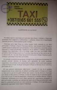Leutar.net Saopštenje za javnost Udruženja taksi prevoznika - TREBINJE TAXI