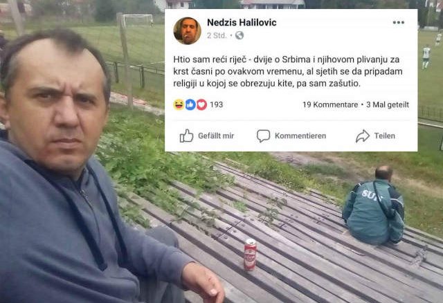 Leutar.net Status Bosanca koji je nasmijao čitav region: Htio sam reći riječ, dvije o Srbima i plivanju za krst časni, ali…