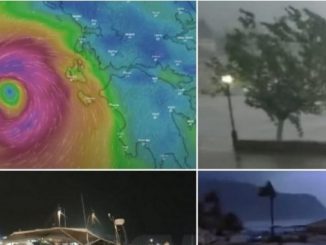Leutar.net Grčka na udaru snažnog uragana, vjetar od 200 km/h (VIDEO)