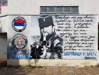 Leutar.net U Bileći naslikan mural posvećen Radu Radoviću
