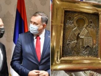 Leutar.net Skandal: Ukrajina tvrdi da je Dodik poklonio Lavrovu ikonu koja je nestala iz Ukrajine?!