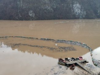 Leutar.net Pukla Lančanica na Drini iznad HE „Višegrad“ (FOTO)