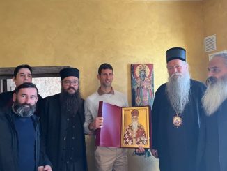 Leutar.net Novak Đoković u posjeti manastiru Ostrog