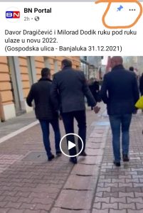Leutar.net Istina o “šetnji” Davora Dragičevića i Milorada Dodika