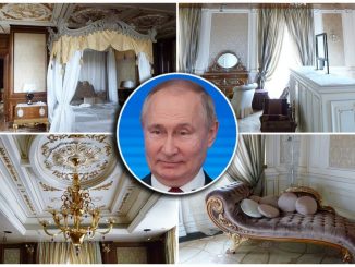 Leutar.net Zlato, baldahini, fontane i kič: Zavirite u Putinov dvorac na Crnom moru FOTO