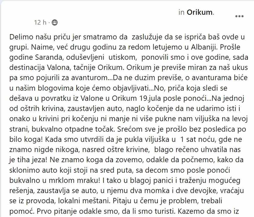 Leutar.net Srpskoj porodici otpao točak u albanskoj nedođiji, meštani im pomogli k’o najrođenijima (FOTO)