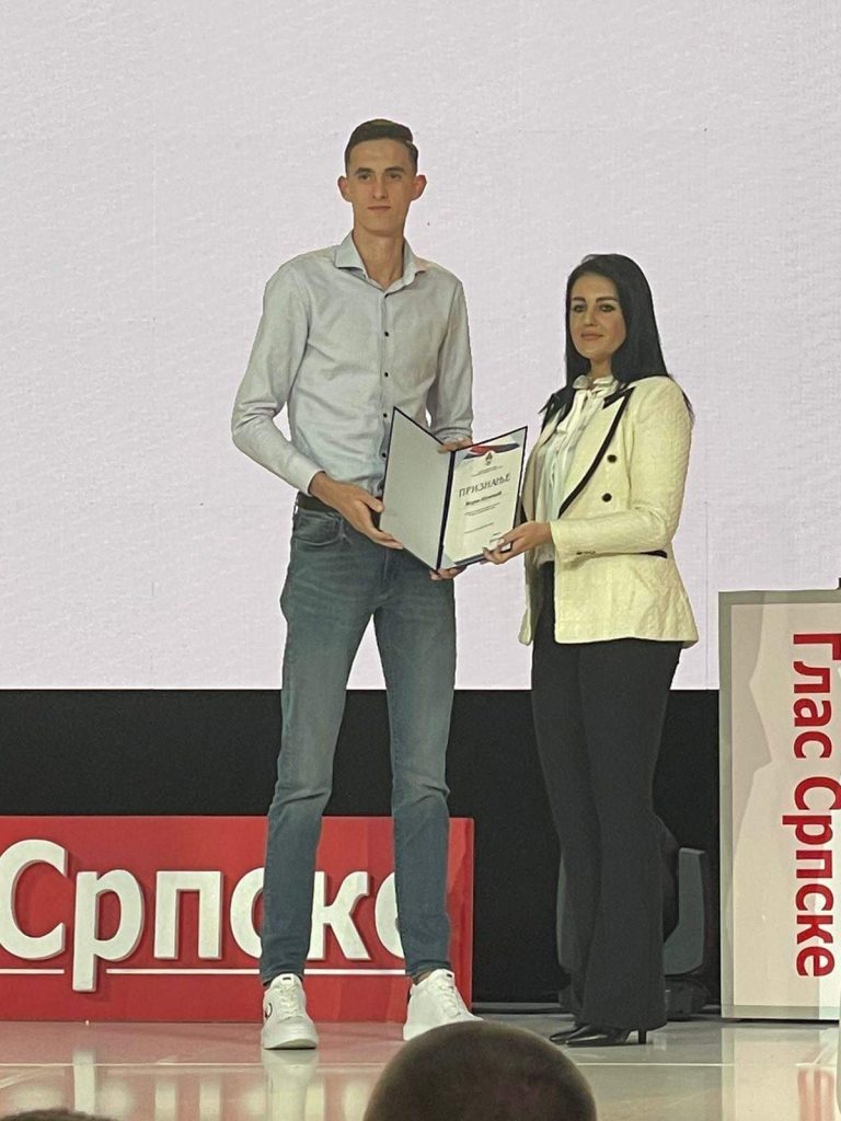 Leutar.net Marko Šuković izabran među 10 najperspektivnijih sportista Republike Srpske