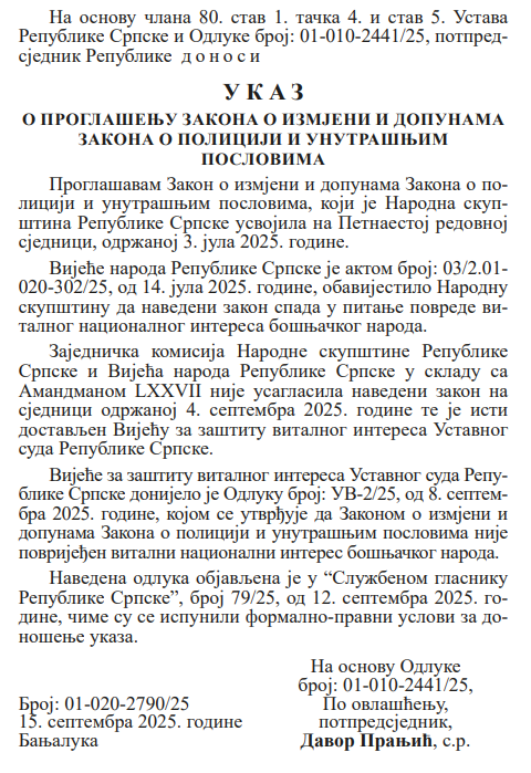 Dodik se zvanično povukao sa čela Srpske Leutar.net Leutar.net Dodik se zvanično povukao sa čela Srpske