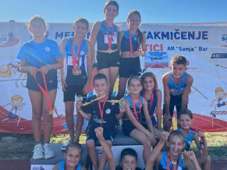 Leutar.net Atletski klub „Trebinje“ briljirao na međunarodnom mitingu u Baru – 14 medalja i pehar za Jovanu Bašić