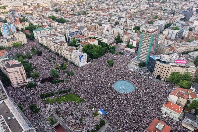 Leutar.net Na studentskom protestu bilo između 180.000 i 190.000 ljudi