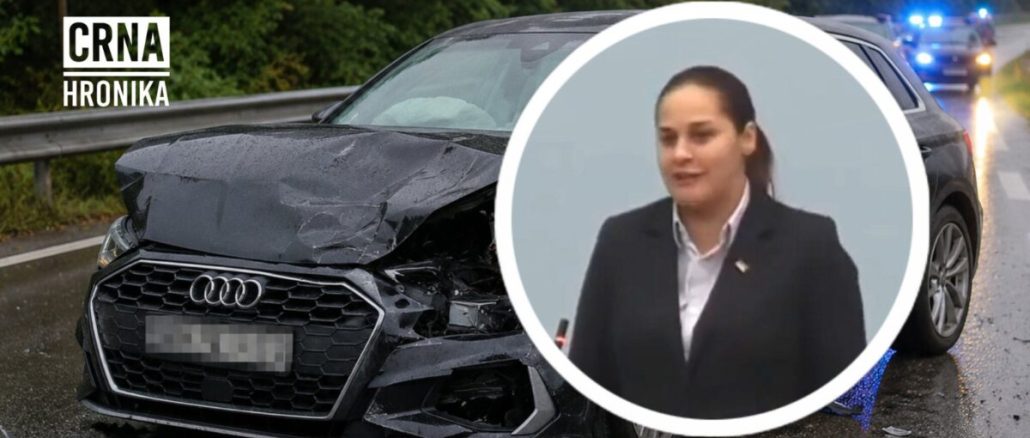 Leutar.net Anja Ljubojević slupala službeni audi u četiri sata po noći