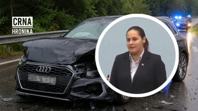 Leutar.net Anja Ljubojević slupala službeni audi u četiri sata po noći